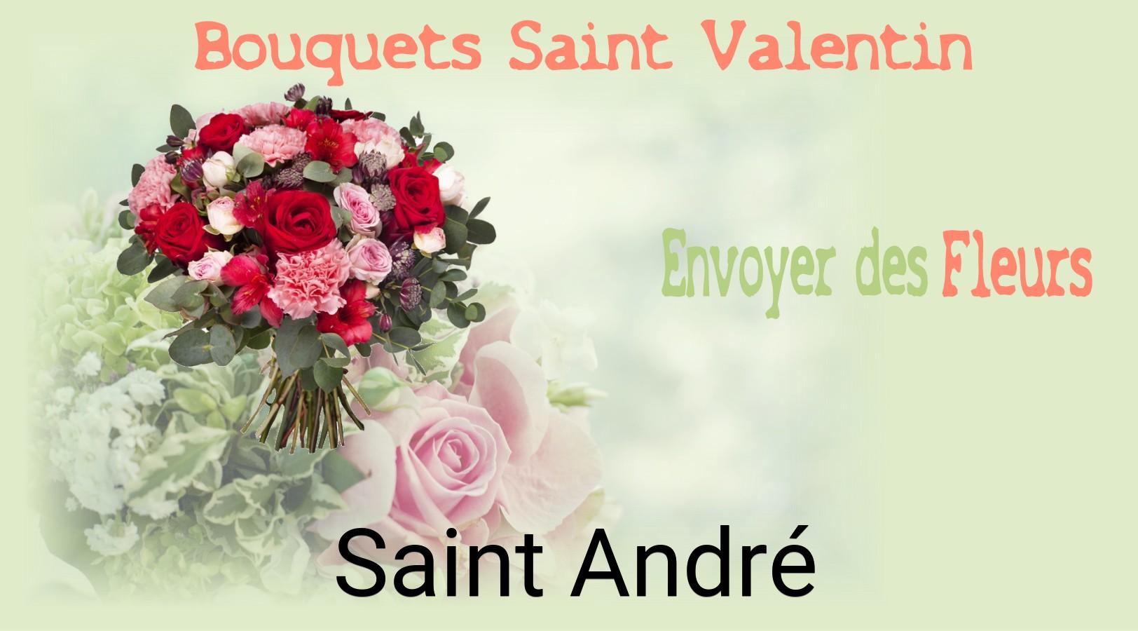 Roses de Saint-Valentin livrées à Saint-André